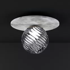 Afrodite Ceiling -Lighting Store alabastro italiano afrodite ceiling bronze