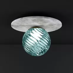 Afrodite Ceiling -Lighting Store alabastro italiano afrodite ceiling brushed burnished