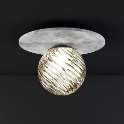 Afrodite Ceiling -Lighting Store alabastro italiano afrodite ceiling ruggine