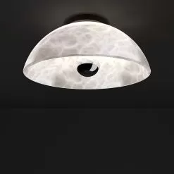 Apollo Ceiling -Lighting Store alabastro italiano apollo ceiling ruggine
