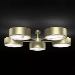 Chaos Ceiling -Lighting Store alabastro italiano chaos ceiling brushed brass
