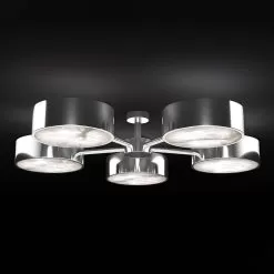 Chaos Ceiling -Lighting Store alabastro italiano chaos ceiling shiny silver