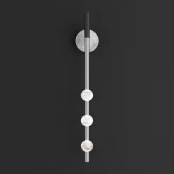 Demetra Applique Wall -Lighting Store alabastro italiano demetra applique wall shiny silver