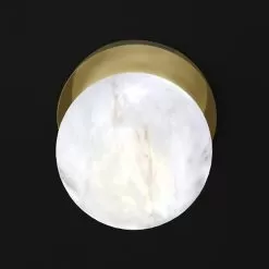 Ofione Applique Wall -Lighting Store alabastro italiano ofione applique wall bronze