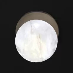 Ofione Applique Wall -Lighting Store alabastro italiano ofione applique wall brushed burnished