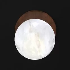 Ofione Applique Wall -Lighting Store alabastro italiano ofione applique wall ruggine