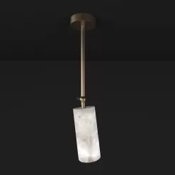 Poseidone #1 Long Spotlight Ceiling -Lighting Store alabastro italiano poseidone 1 long spotlight ceiling bronze