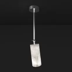 Poseidone #1 Long Spotlight Ceiling -Lighting Store alabastro italiano poseidone 1 long spotlight ceiling shiny silver