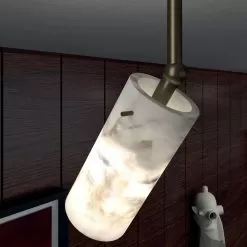 Poseidone #1 Spotlight Ceiling -Lighting Store alabastro italiano poseidone 1 spotlight ceiling image4