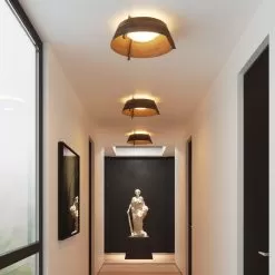 Casia Flush Ceiling -Lighting Store cerno casia flush ceiling hallway image