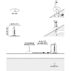 Nulla 18 Recessed Ceiling -Lighting Store davide groppi nulla 18 recessed ceiling installation