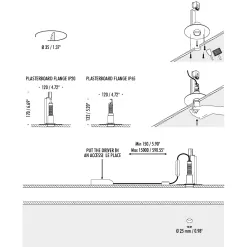 Nulla 25 Recessed/Ceiling -Lighting Store davide groppi nulla 25 recessed ceiling installation