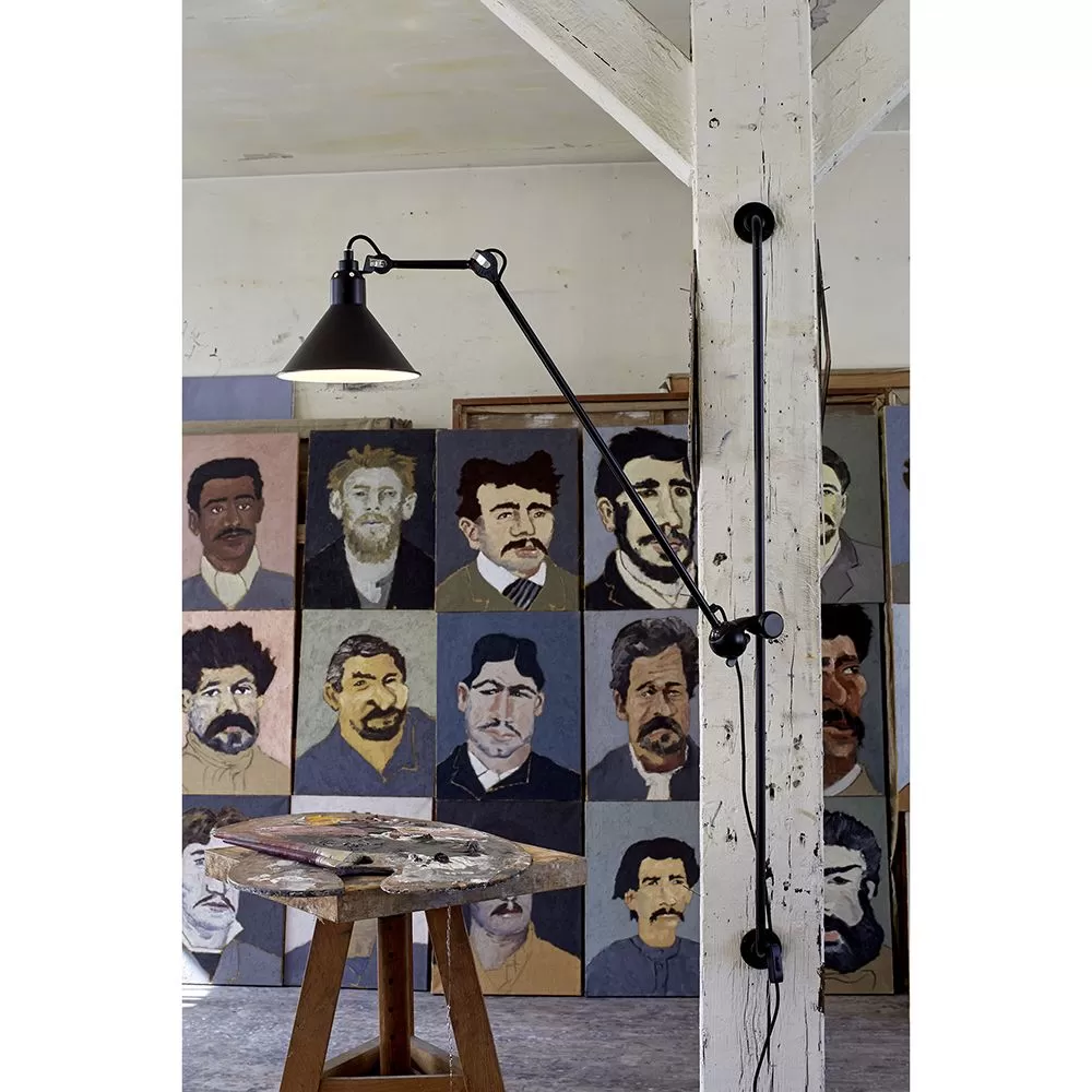 Lampe Gras N°214 Wall With Conic Shade 6 Lampe Gras N°214 Wall With Conic Shade - Image 4