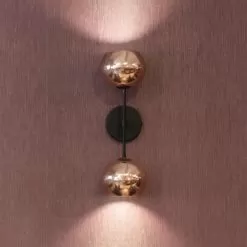 Mishal Dual Globe Wall -Lighting Store dounia mishal dual globe wall image 009