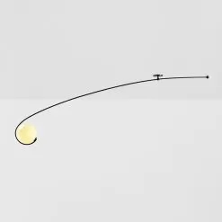 Fiddlehead Cantilever Ceiling -Lighting Store fiddlehead cantilever ceiling black cream