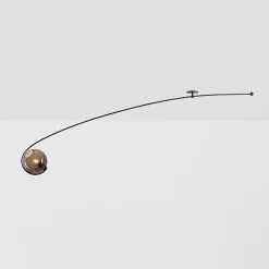 Fiddlehead Cantilever Ceiling -Lighting Store fiddlehead cantilever ceiling bronze smoke