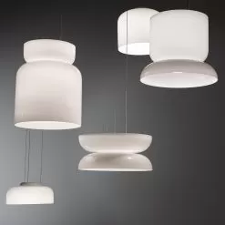 Totem Flush Shade D Ceiling -Lighting Store pablo totem collection image2