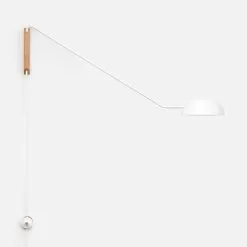 Swing Dome Light Wall -Lighting Store swing dome light big wall plug in white