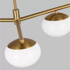 Lune Semi-Flush Mount Suspension/Ceiling -Lighting Store visual comfort Lune Semi Flush Mount Ceiling image9