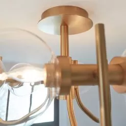 Verne Semi-Flush Mount Ceiling -Lighting Store visual comfort Verne Semi Flush Mount Ceiling image9